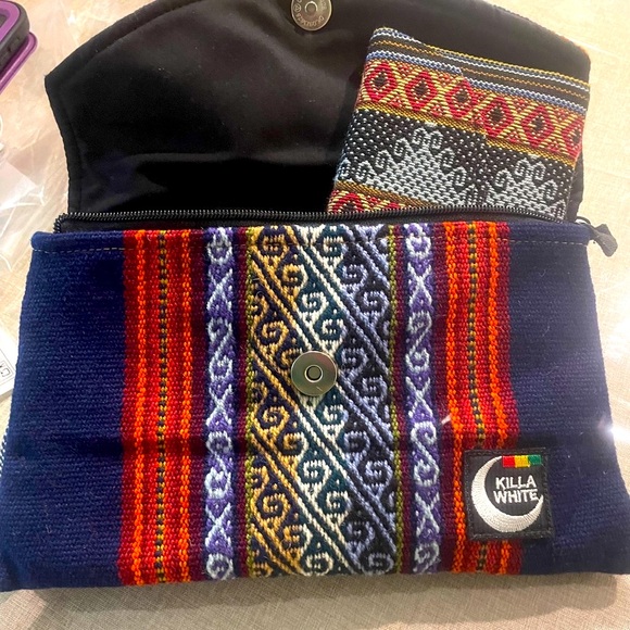 Stuffed Clutch Bag and Matching Wallet - Picture 7 of 14